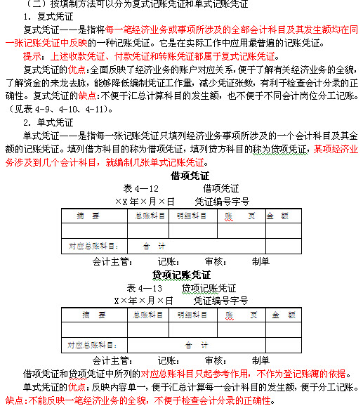 浙江會計基礎講義