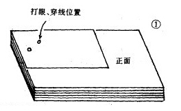 會計憑證裝訂方法圖解第一步